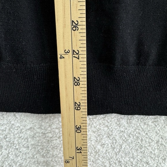 Polo Ralph Lauren Washable Merino Wool V Neck Lightweight Sweater Mens 4xB Black - Picture 10 of 10